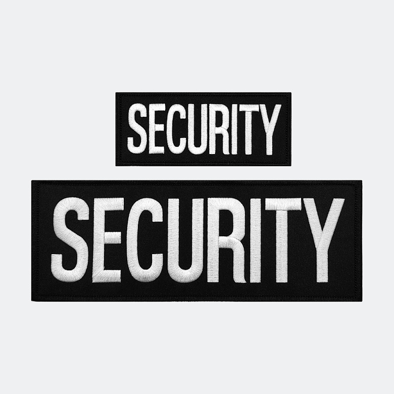 군화와고무신(gunhwawa gomusin) 군화와고무신 SECURITY 자수 패치 중형 대형 2종 세트 GA002