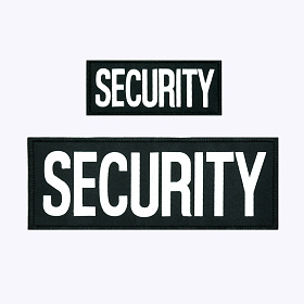군화와고무신(gunhwawa gomusin) 군화와고무신 SECURITY 반사 패치 중형 대형 2종 세트 GA001