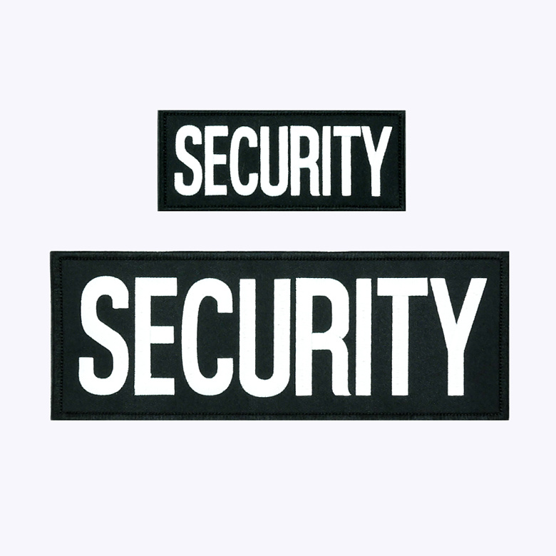 군화와고무신(gunhwawa gomusin) 군화와고무신 SECURITY 반사 패치 중형 대형 2종 세트 GA001