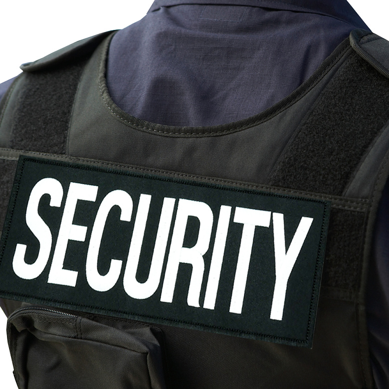 군화와고무신(gunhwawa gomusin) 군화와고무신 SECURITY 반사 패치 중형 대형 2종 세트 GA001