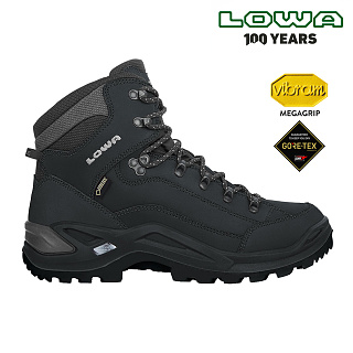 로바(LOWA) 로바 메가그립 레니게이드 MID GTX 와이드 블랙 0998 남성등산화
