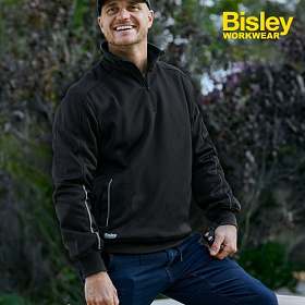 비즐리(Bisley) 비즐리 셰르파 안감 플리스 집업 풀오버