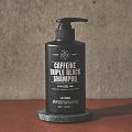 헤이브로(HEYBRO) 헤이브로 카페인 트리플 블랙 탈모완화 볼륨 샴푸 500ml