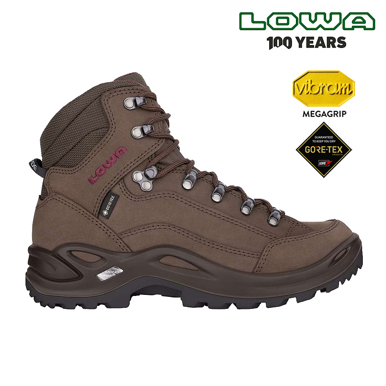 로바(LOWA) 로바 메가그립 레니게이드 MID GTX 와이드 에스프레소 0442 여성등산화