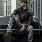 CQR 그리드 플리스 아웃도어 등산 긴팔 방한 자켓