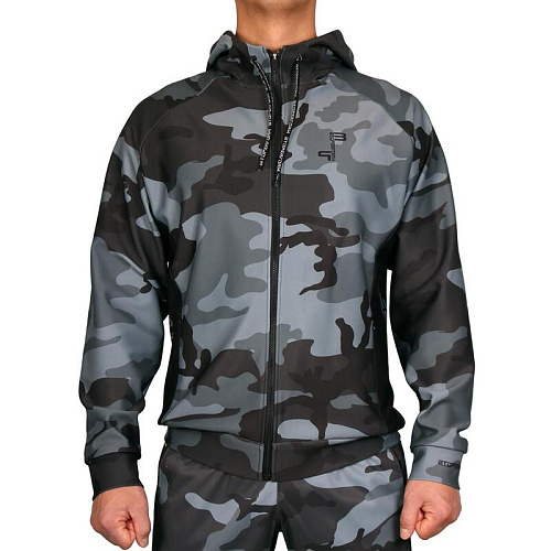 비투퍼폼(BtoPerform) 비투퍼폼 카모-그레이 CAMO-GREY 후드 집업 자켓 HD-11G