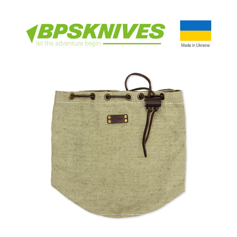 비피에스 나이프(BPS Knives) BPS나이프 캔버스 부시크래프트 버켓형 파우치 (그린)