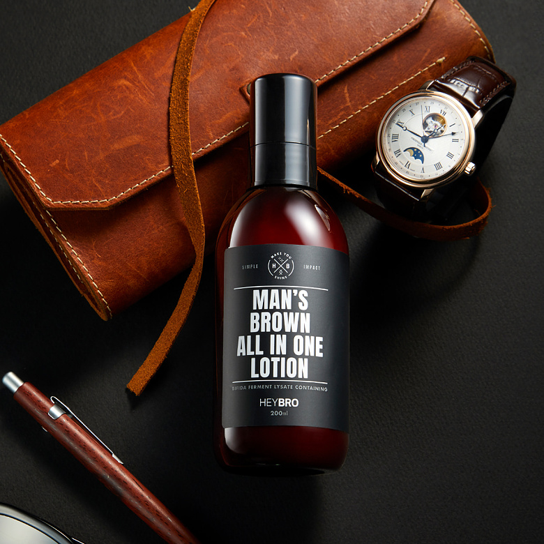 헤이브로(HEYBRO) 헤이브로 고함량 멀티케어 맨즈 브라운 올인원 로션 200ml