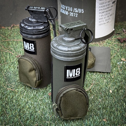 베이스 M8(Base M8) M8캠핑 부탄가스 워머 & 수류탄캡