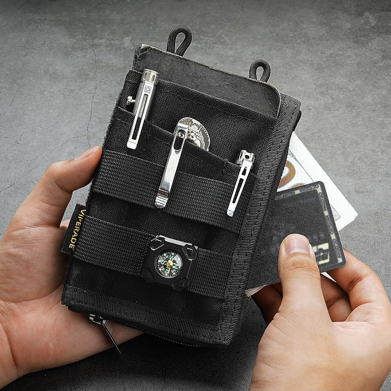 바이펄러드(VIPERADE) 바이펄러드 7포켓 EDC 파우치 VE36-SD (블랙)