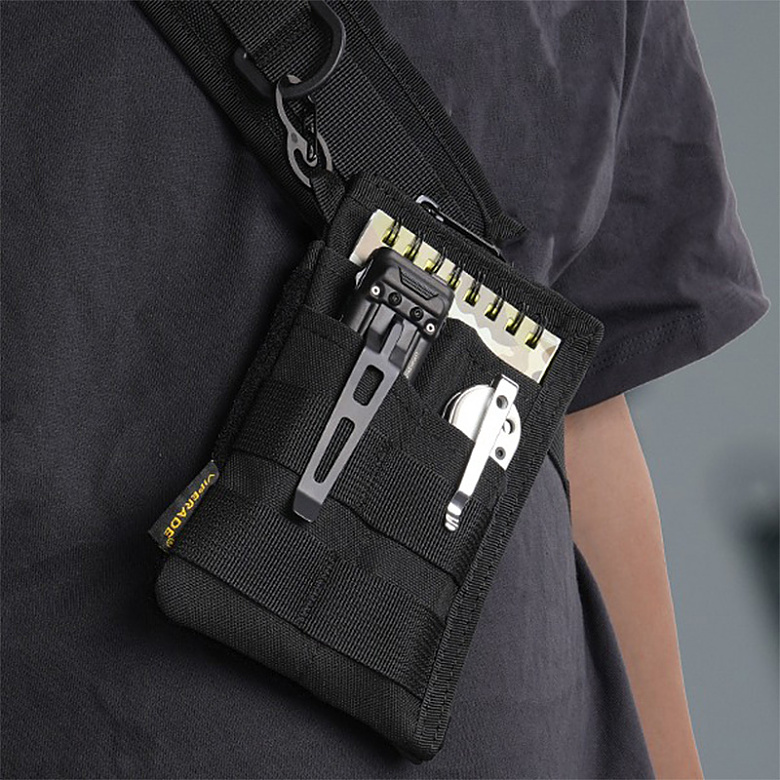 바이펄러드(VIPERADE) 바이펄러드 6포켓 EDC 파우치 VE38-SD (블랙)