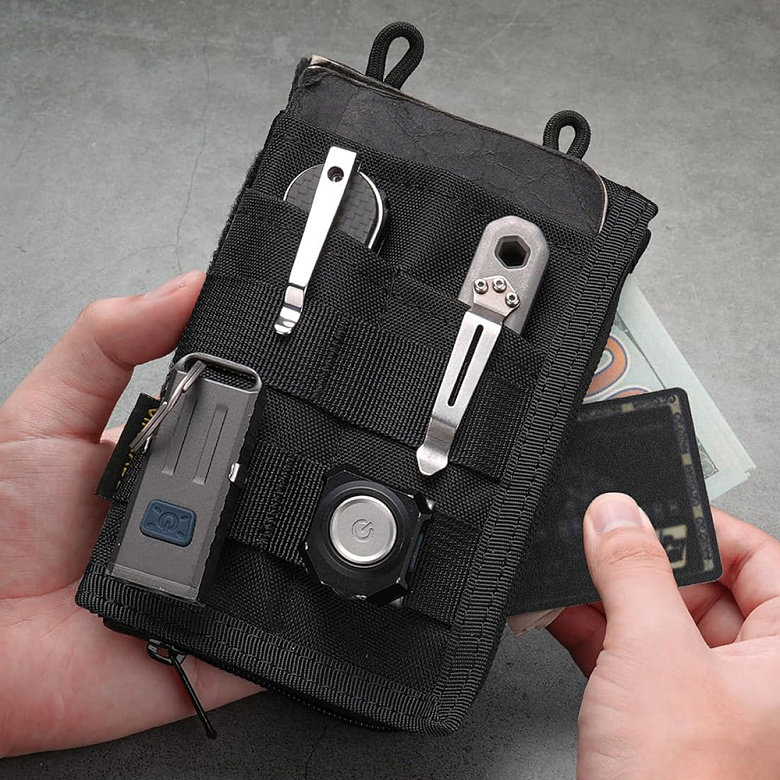 바이펄러드(VIPERADE) 바이펄러드 6포켓 EDC 파우치 VE38-SD (블랙)