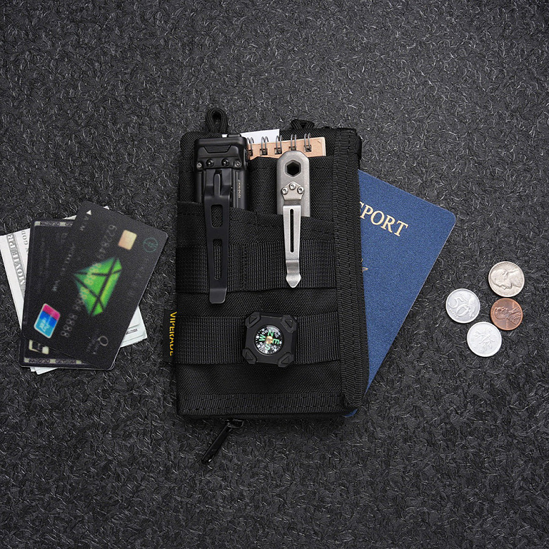 바이펄러드(VIPERADE) 바이펄러드 6포켓 EDC 파우치 VE38-SD (블랙)