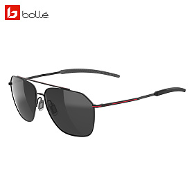 Bolle(Bolle) 볼레 선글라스 소스 블랙 레드 매트 / 볼트+ 건 폴라라이즈드 편광렌즈 (BS143004)