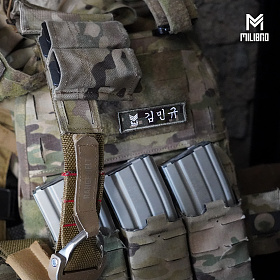 밀리브로(Milibro) 밀리브로 전투모 자수 명찰