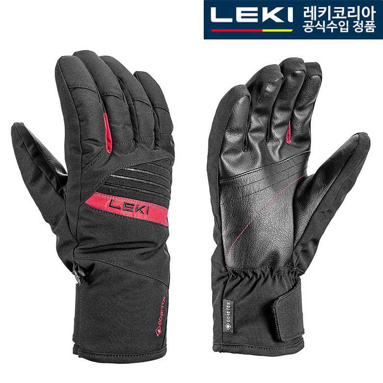 레키(LEKI) 레키 HS스페이스 GTX 레드 65386130 고어텍스 방수 장갑