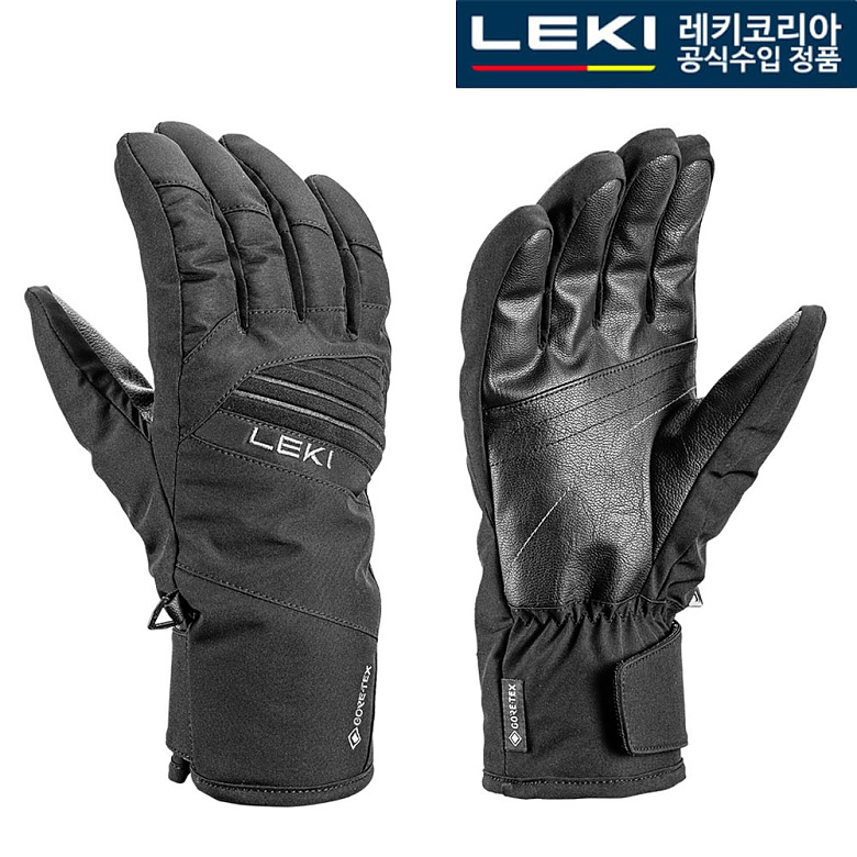 레키(LEKI) 레키 HS스페이스 GTX 블랙 65386130 고어텍스 방수 장갑