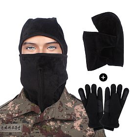 군화와고무신(gunhwawa gomusin) 군화와고무신 검정 88 군인장갑 Ⅱ+기모 발열 다기능 모자