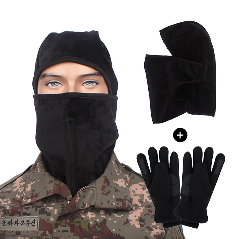 군화와고무신(gunhwawa gomusin) 군화와고무신 검정 88 군인장갑 Ⅱ+기모 발열 다기능 모자
