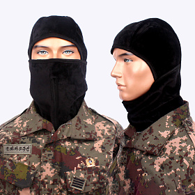 군화와고무신(gunhwawa gomusin) 군화와고무신 기모 발열 다기능 모자 검정