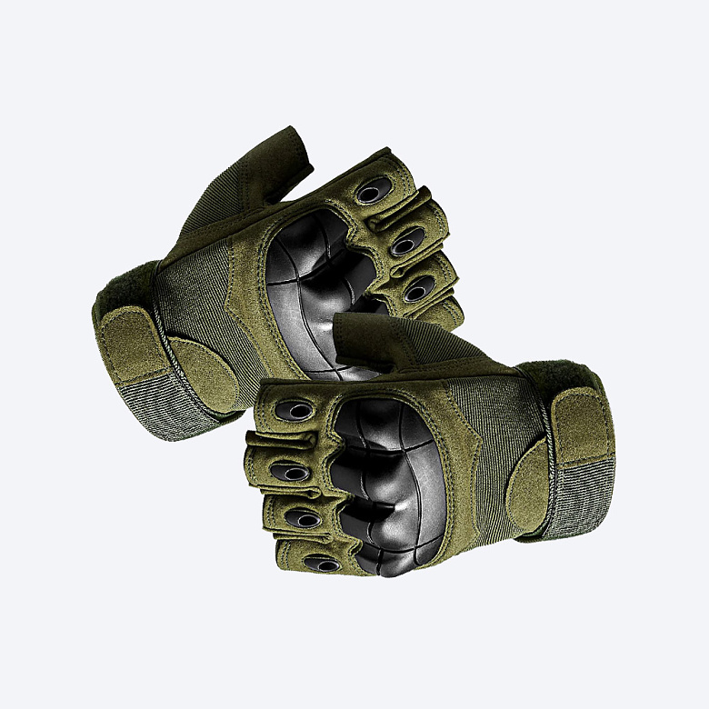 군화와고무신(gunhwawa gomusin) 군화와고무신 리브로 서포터 택티컬 반장갑 GV201 카키