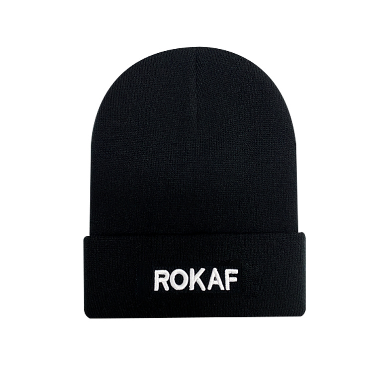 군화와고무신(gunhwawa gomusin) 군화와고무신 공군 ROKAF 자수 니트 비니 검정