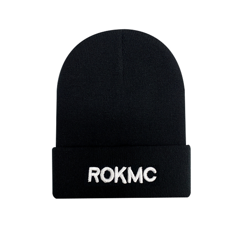 군화와고무신(gunhwawa gomusin) 군화와고무신 해병대 ROKMC 자수 니트 비니 검정