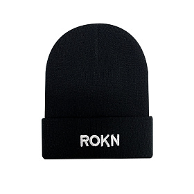 군화와고무신(gunhwawa gomusin) 군화와고무신 해군 ROKN 자수 니트 비니 검정