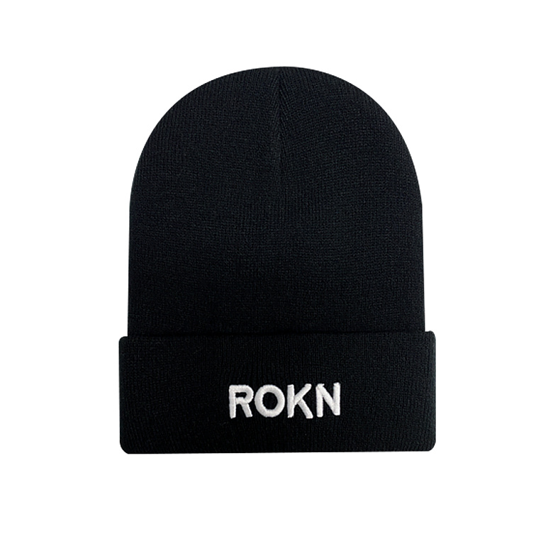 군화와고무신(gunhwawa gomusin) 군화와고무신 해군 ROKN 자수 니트 비니 검정