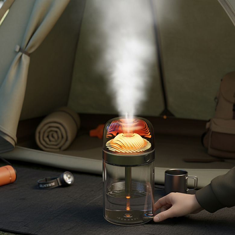 크로반(Krovan) 크로반 캠핑용 볼케이노 무선가습기 H332