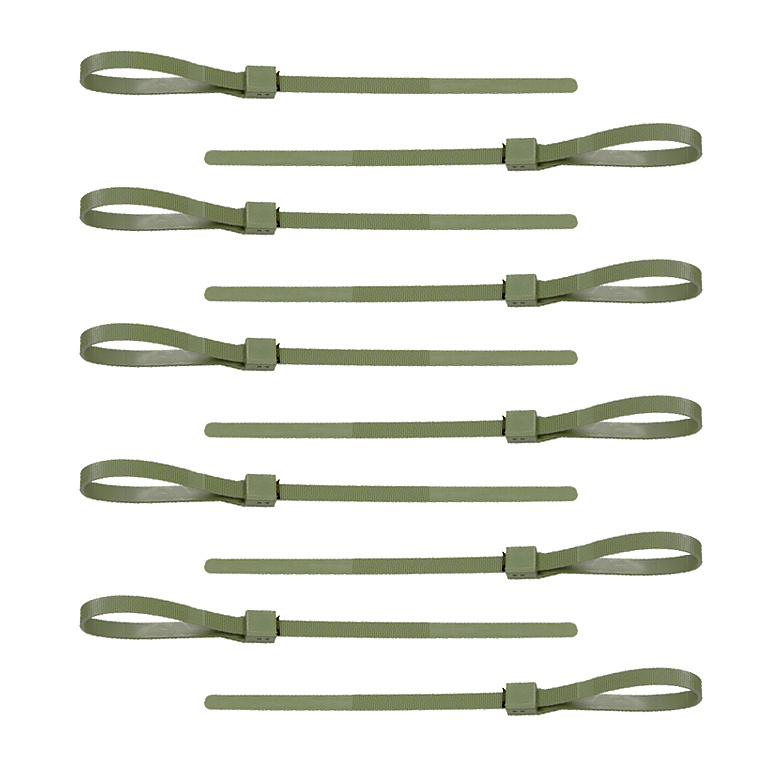 코브라커프스(Cobracuffs) 코브라커프스 엑스트림 케이블 타이 10개 팩 (그린)