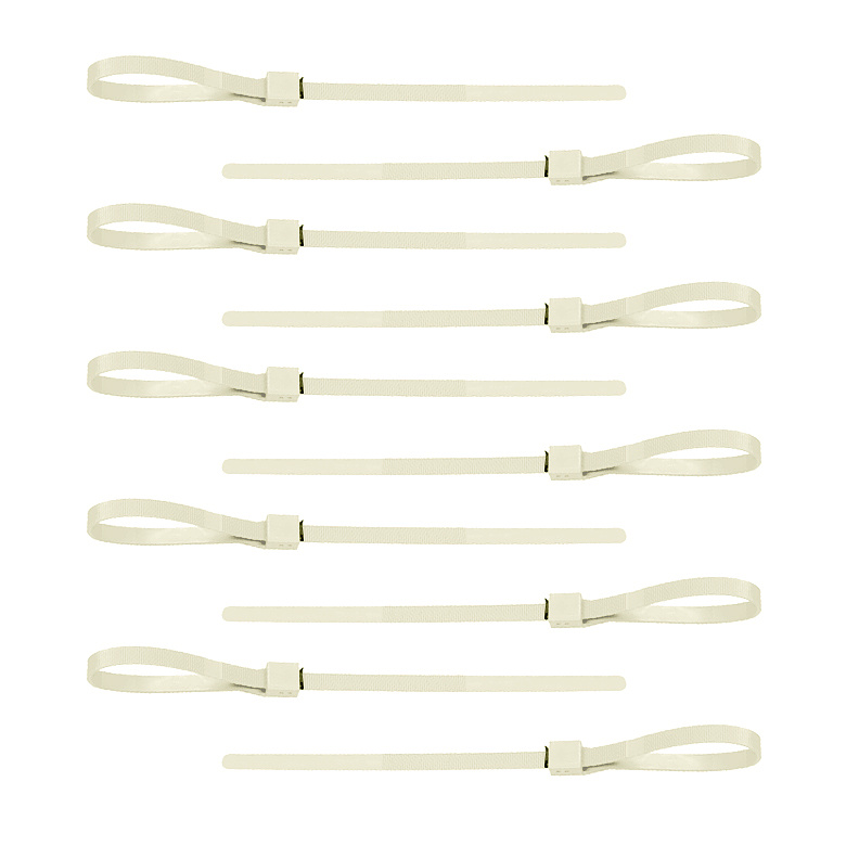 코브라커프스(Cobracuffs) 코브라커프스 엑스트림 케이블 타이 10개 팩 (야광)