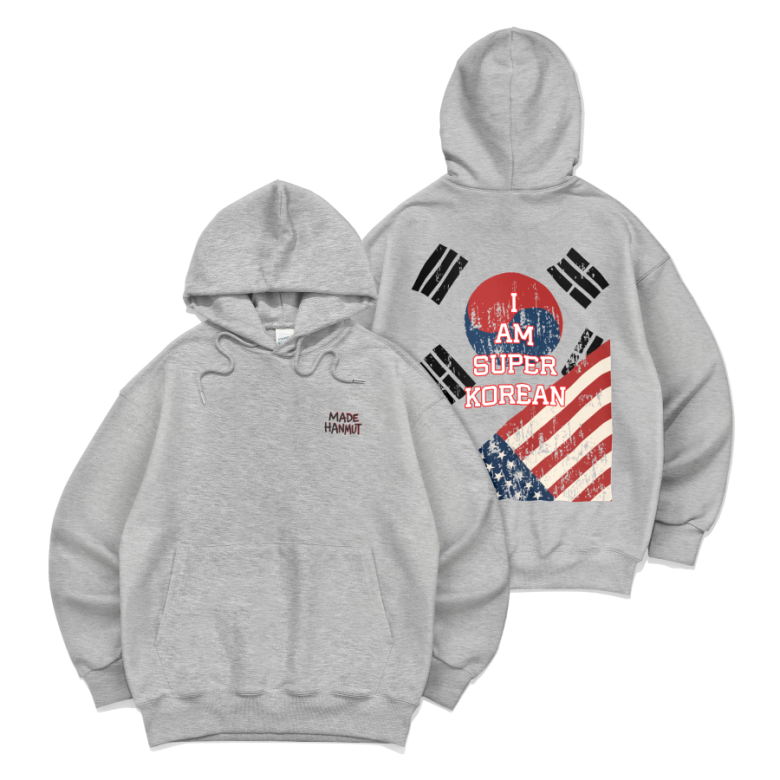 메이드한멋(MADE HANMUT) 메이드한멋 KOR X USA 후드티셔츠