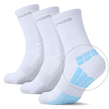 CQR 테슬라 스포츠 러닝 쿠션 중목 양말 3팩