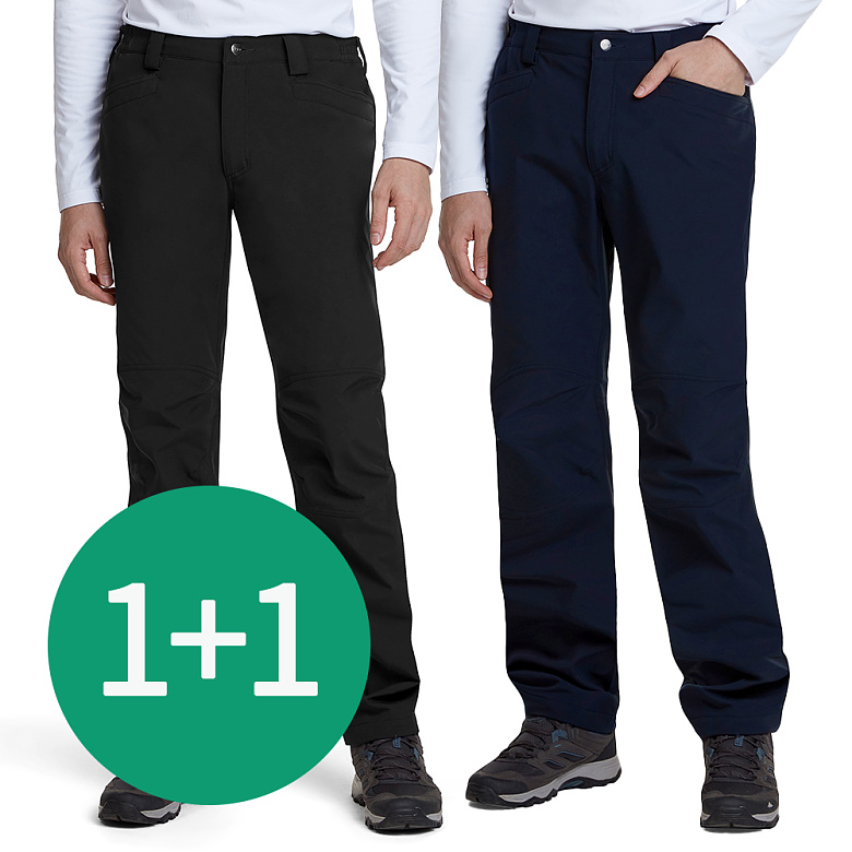 씨큐알(CQR) [1+1]CQR 겨울 기모 방한 발수 아웃도어 소프트쉘 팬츠 작업복 바지