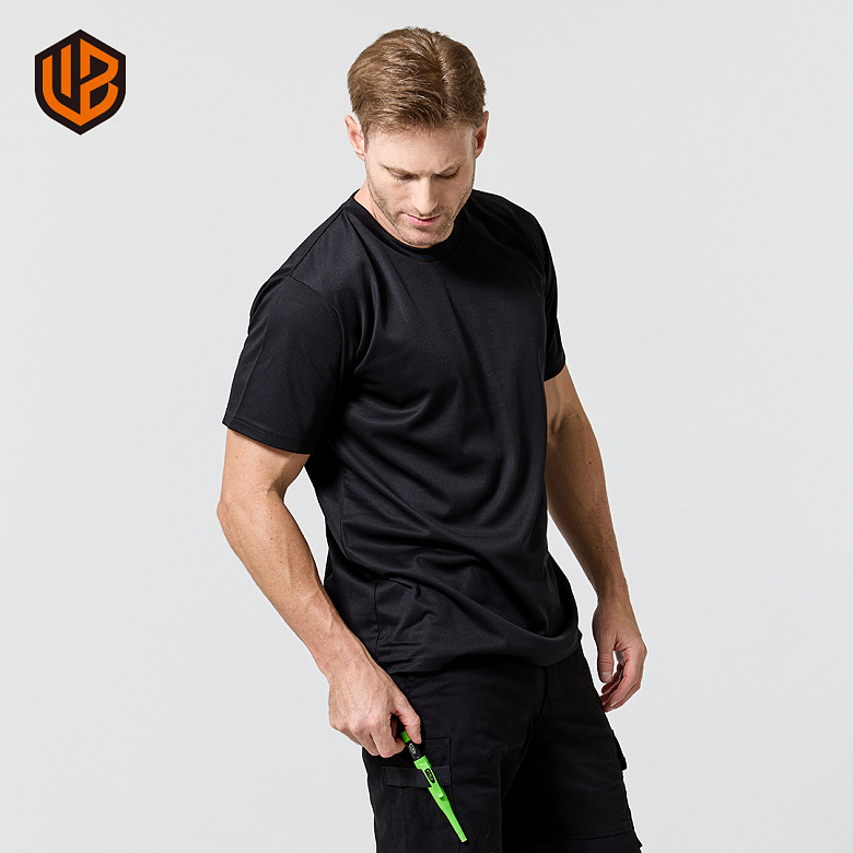 워크블록(WORKBLOC) 워크블록 기능성 라운드 반팔 티셔츠 3팩포장 (2+1)