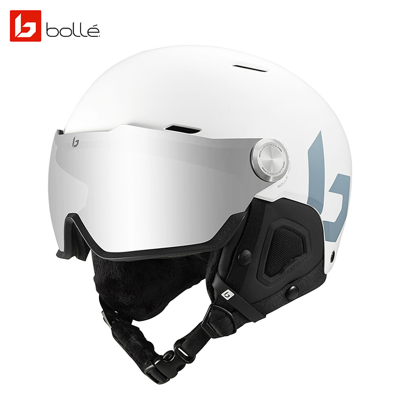 볼레(Bolle) 볼레 헬멧 마이트 바이저 (오프 화이트 매트 / 브라운 건)