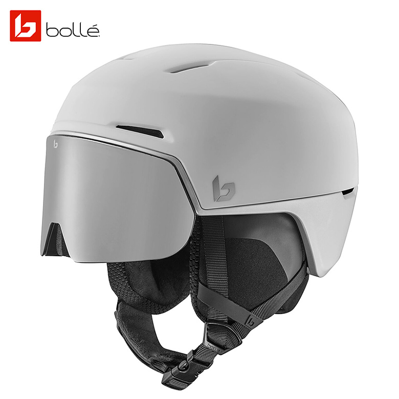 볼레(Bolle) 볼레 헬멧 X - 퓨전 퓨어 (화이트 그레이 매트 / 브라운 건)