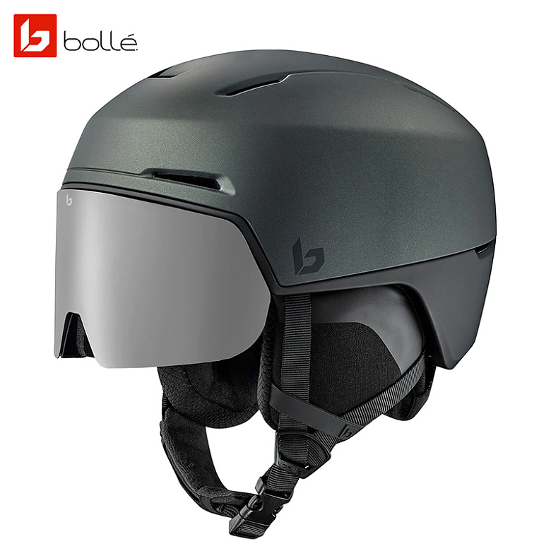 볼레(Bolle) 볼레 헬멧 X - 퓨전 퓨어 (프로스트 블랙 매트 / 브라운 건)