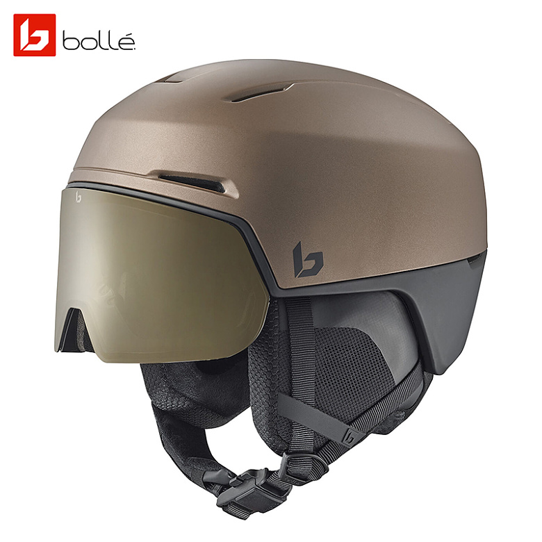 볼레(Bolle) 볼레 헬멧 X - 퓨전 텅스텐 (블랙 매트 / 포토크로믹 골드)