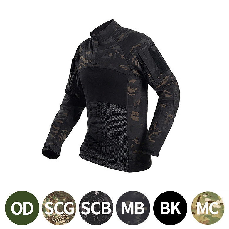 리퍼 상품(refurbish) (옥에티 상품) 네오 택티컬 4세대 컴뱃 셔츠 UF-05 (MCBK-L) (박음질불량)