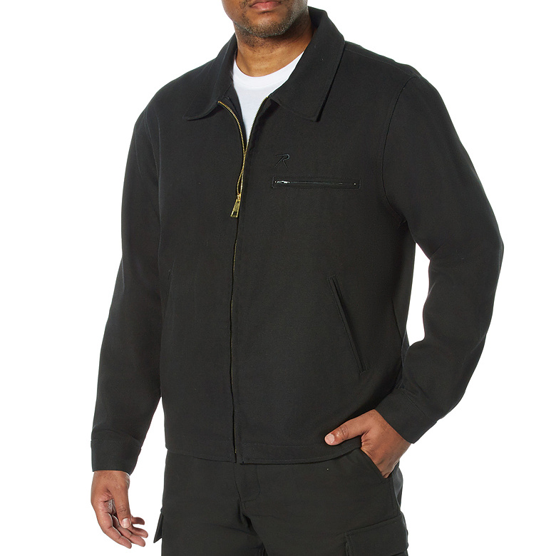 로스코(Rothco) 로스코 라이트웨이트 캔버스 워크 자켓 (블랙)