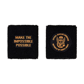 군화와고무신(gunhwawa gomusin) 군화와고무신 특전사 S.W.C 특전마크 손목아대 A세트 WB001