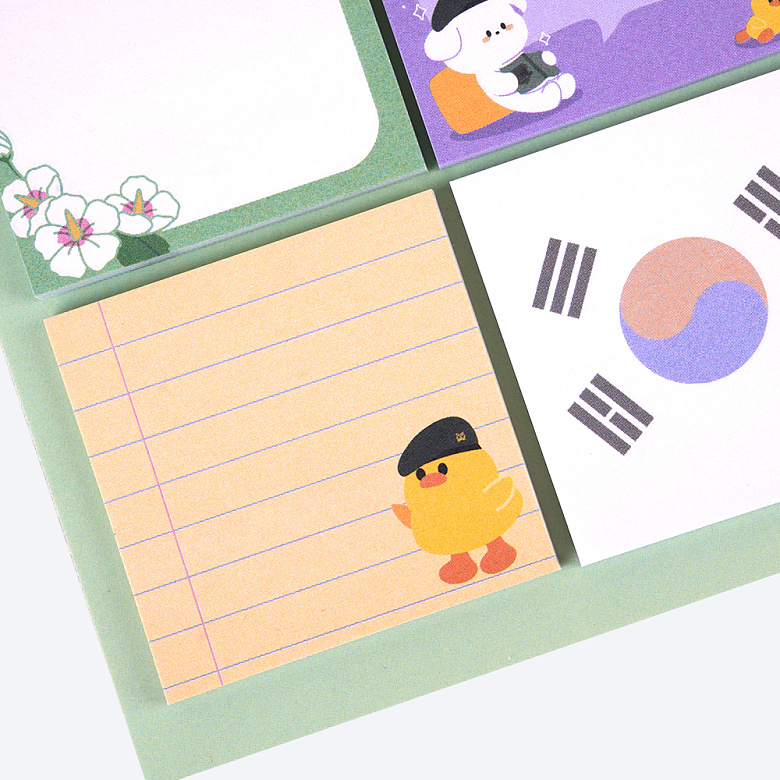 군화와고무신(gunhwawa gomusin) 군화와고무신 육군 ROKA 포스트잇 PI001