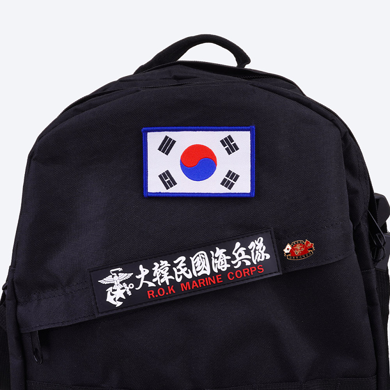 군화와고무신(gunhwawa gomusin) 군화와고무신 대한민국 해병대 미니 깃발 엠블럼 배지 BG014