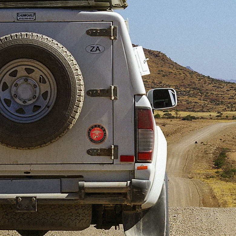 군화와고무신(gunhwawa gomusin) 군화와고무신 해병대 앵카 엠블럼 스티커 MC004