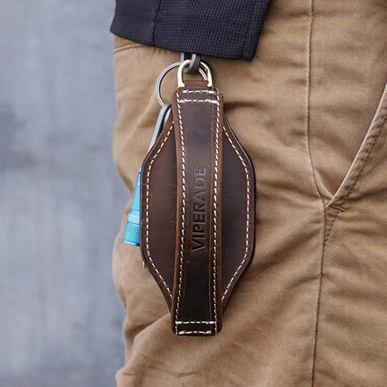 바이펄러드(VIPERADE) 바이펄러드 PJ10 소가죽 슬랩잭 디펜스 남성 코인 지갑