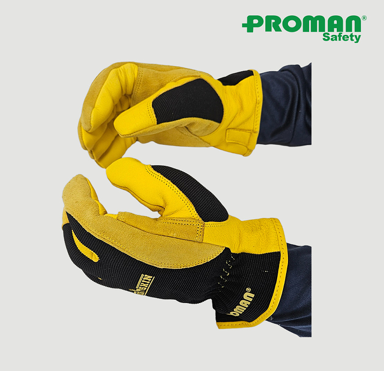 프로맨(Proman) 프로맨 방한용 사슴가죽장갑 PM-8065