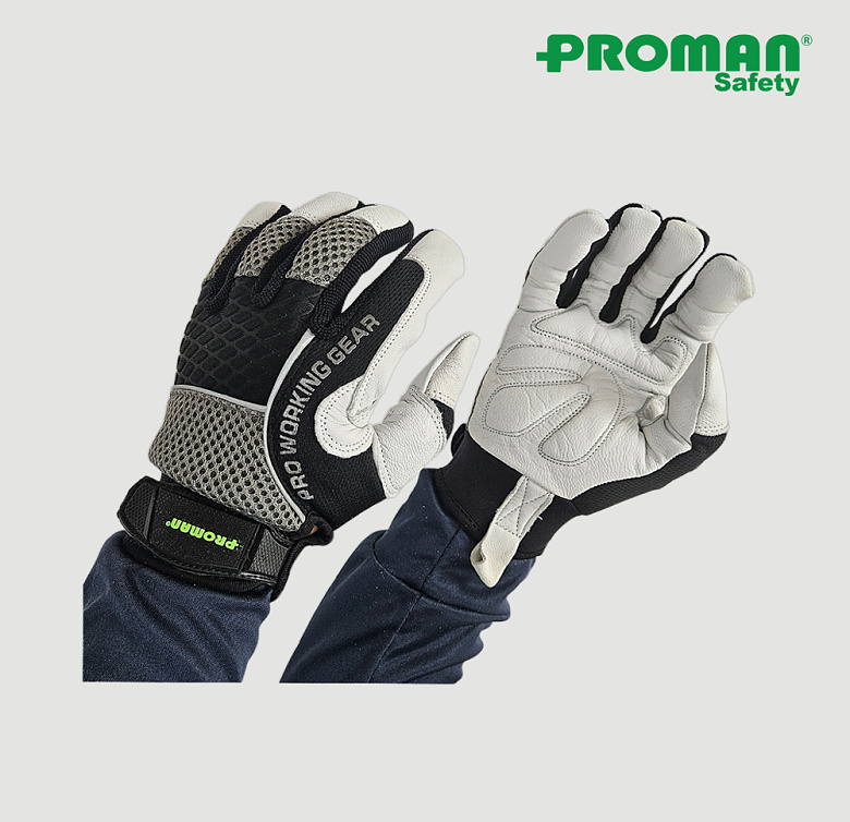 프로맨(Proman) 프로맨 메카닉 가죽장갑 PM-7005