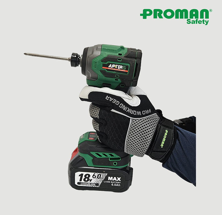 프로맨(Proman) 프로맨 메카닉 가죽장갑 PM-7005